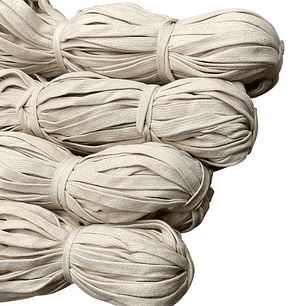 Pita Crudo de Algodón Plano | 90 Metros