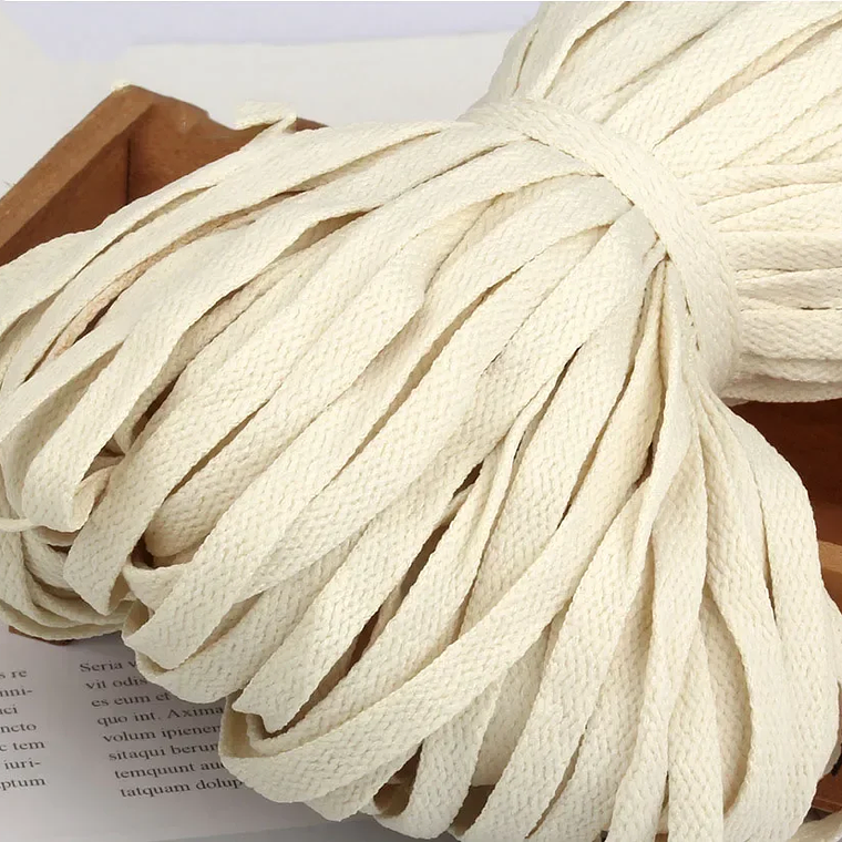 Pita Crudo de Algodón Plano | 90 Metros 2