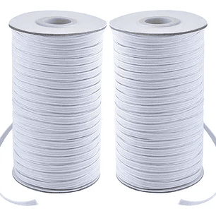 Elástico Telar Blanco | Alta Resistencia