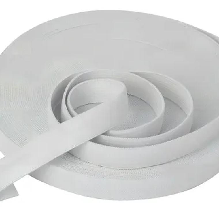 Elástico Poliéster Blanco por Rollo | Resistente y Versátil 1