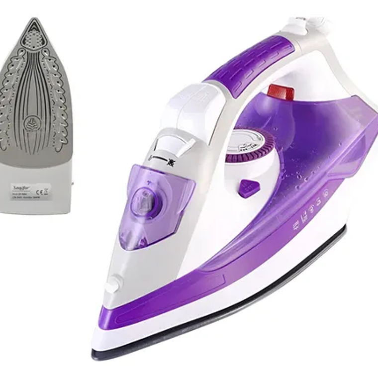 Plancha Sonifer SF-9027 | 2000W Doméstica con Tanque de Agua 1