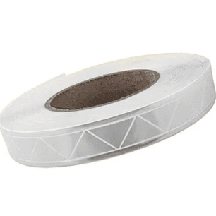 Cinta Reflectiva Plastificada 2.5 cm | 100 M