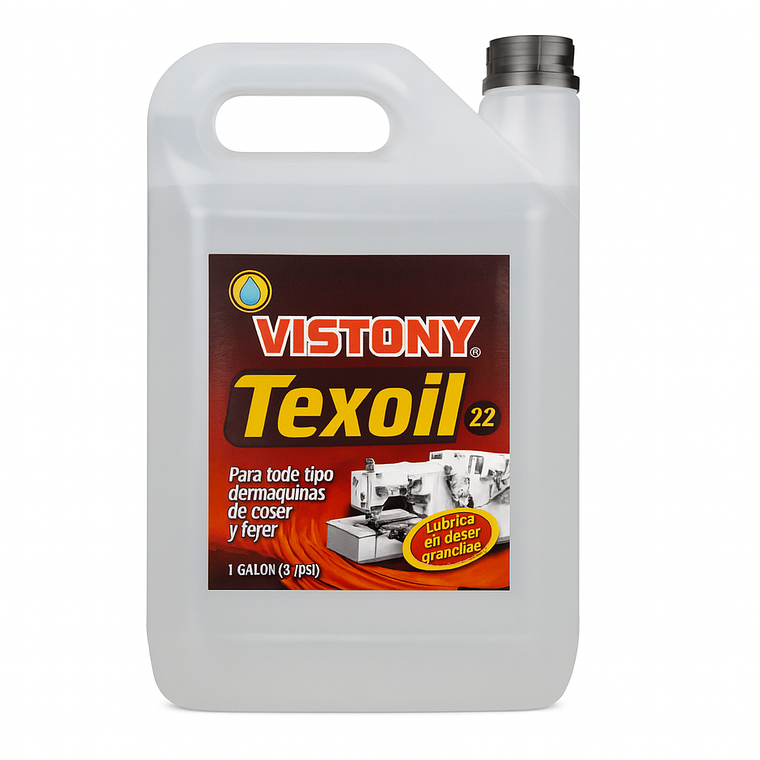 Aceite Vistony por Galón (4 Litros) – Para Máquinas de Coser Industriales  1