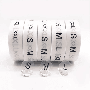 Talla Transparente para Jeans – Paquete de 100 Unidades