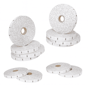 Talla Bordada Color Blanco – Rollo de 1 Millar