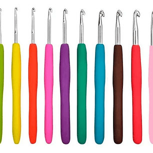 Juego de Crochet – Set de 12 Unidades para Tejido Artesanal