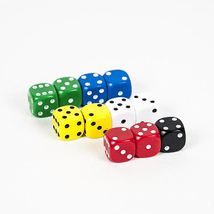 Dado Chico Color Entero – Bolsa x 144 Unidades