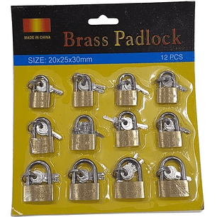 Candados Chicos – Juego de 12 Unidades