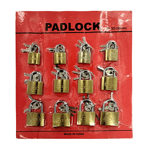 Candados Grandes – Juego de 12 Unidades