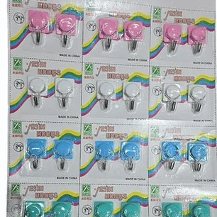 Percheros – Plancha de 12 Pares