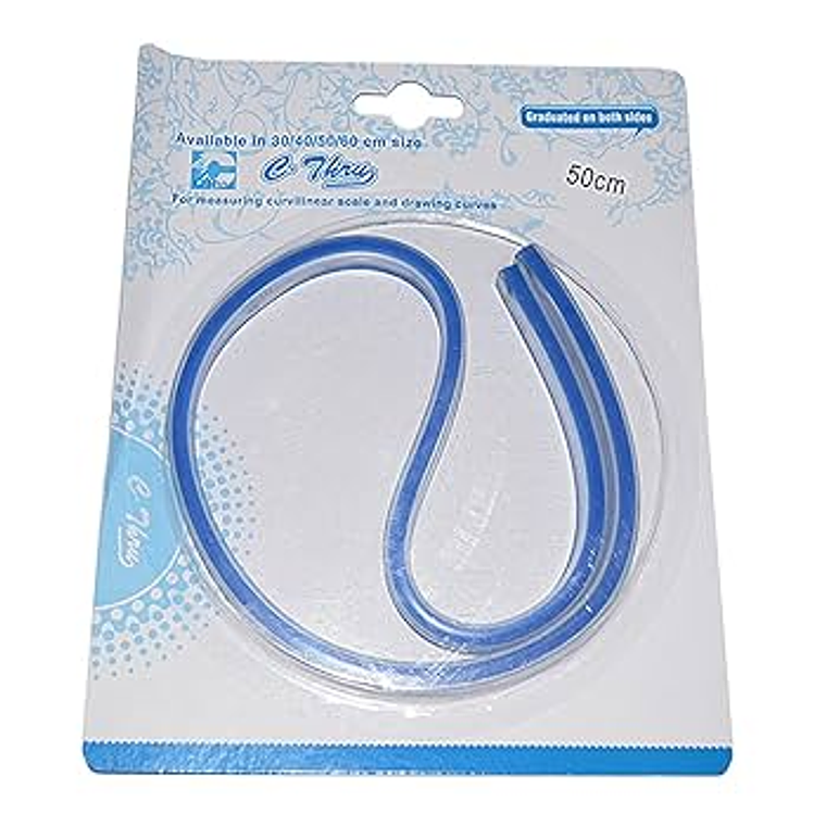 Regla de Vinilo Flexible – Dibujo de Curvas 1