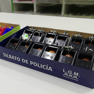 Silbato de Policía – Caja x 12 Unidades