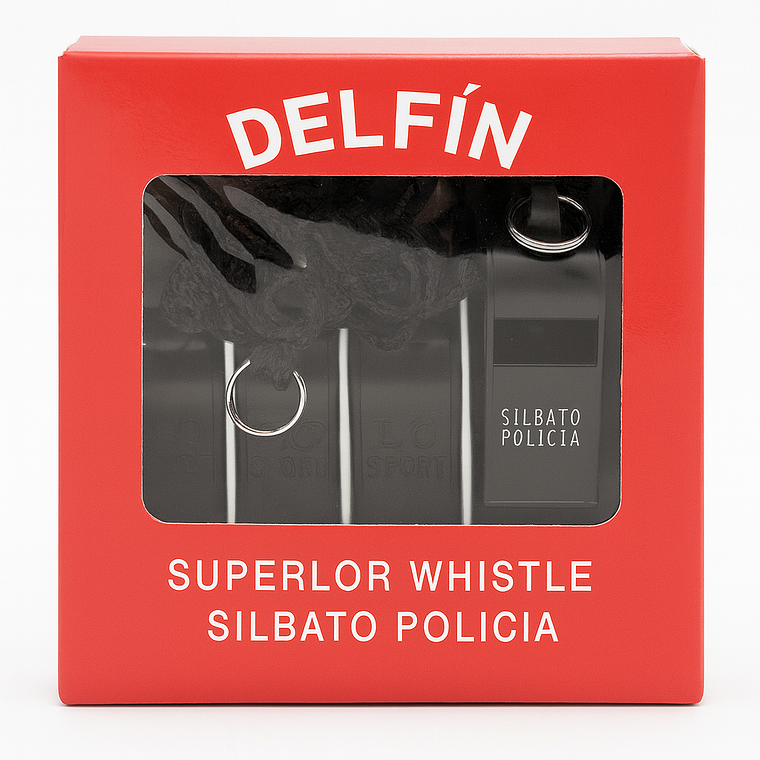 Silbato Policía – Caja x 12 Unidades 1