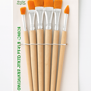 Pincel de Mango de Madera – Color Marrón