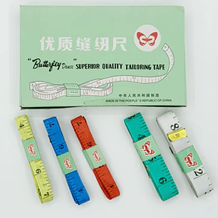 Cinta Métrica Delgada – Cajita de 12 Unidades