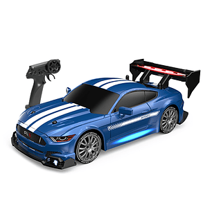 Auto a Control Remoto Drift Tipo Ford Mustang con Accesorios 