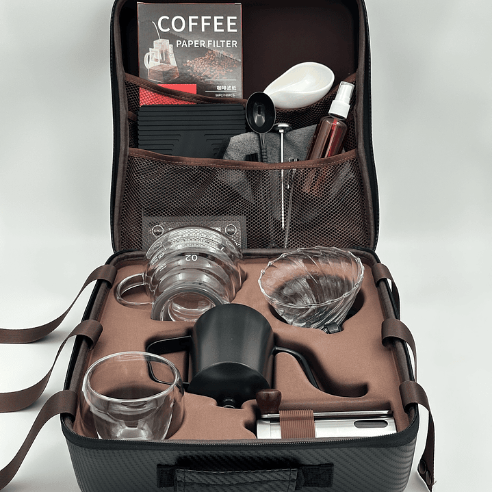 Set Cafetera Goteo V60 Completo 14 Piezas 600ML  4