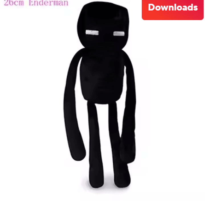 Peluche Enderman Minecraft 26cm 1