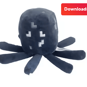 Peluche Calamar Minecraft 16cm