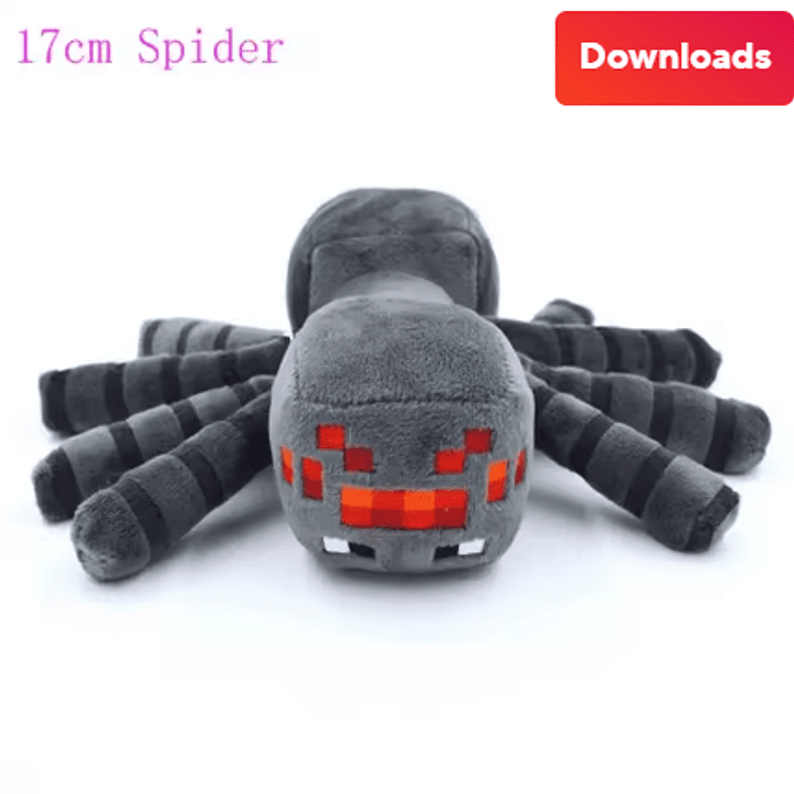 Peluche Araña Minecraft 17cm 1