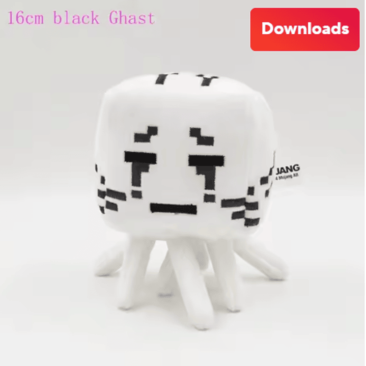 Peluche Ghast Minecraft 16cm 1