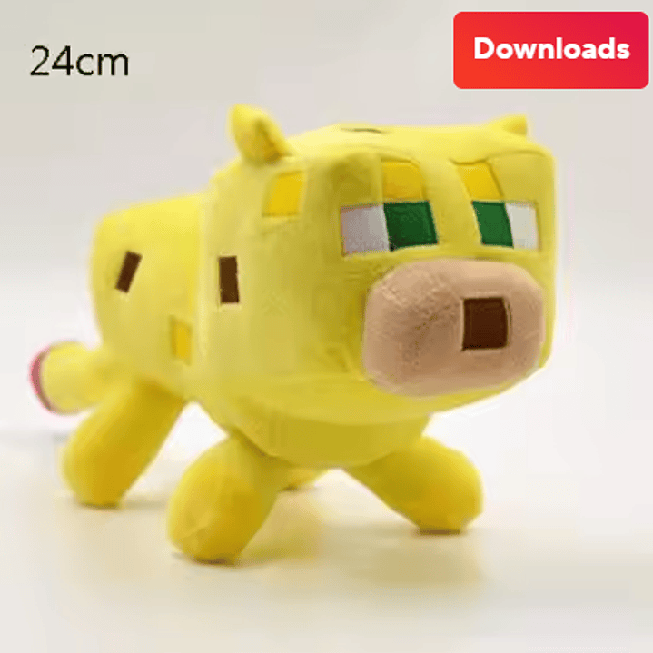 Peluche Ocelote Minecraft 24cm 1