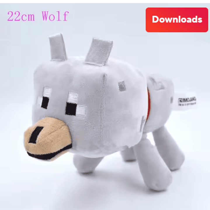 Peluche Perro Minecraft 22cm 1