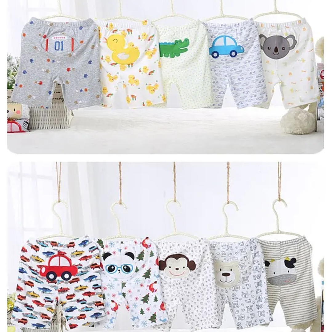 Pack de 5 Shorts de Algodón para Bebé Niño 1