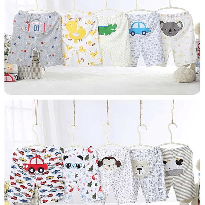 Pack de 5 Shorts de Algodón para Bebé Niño 1
