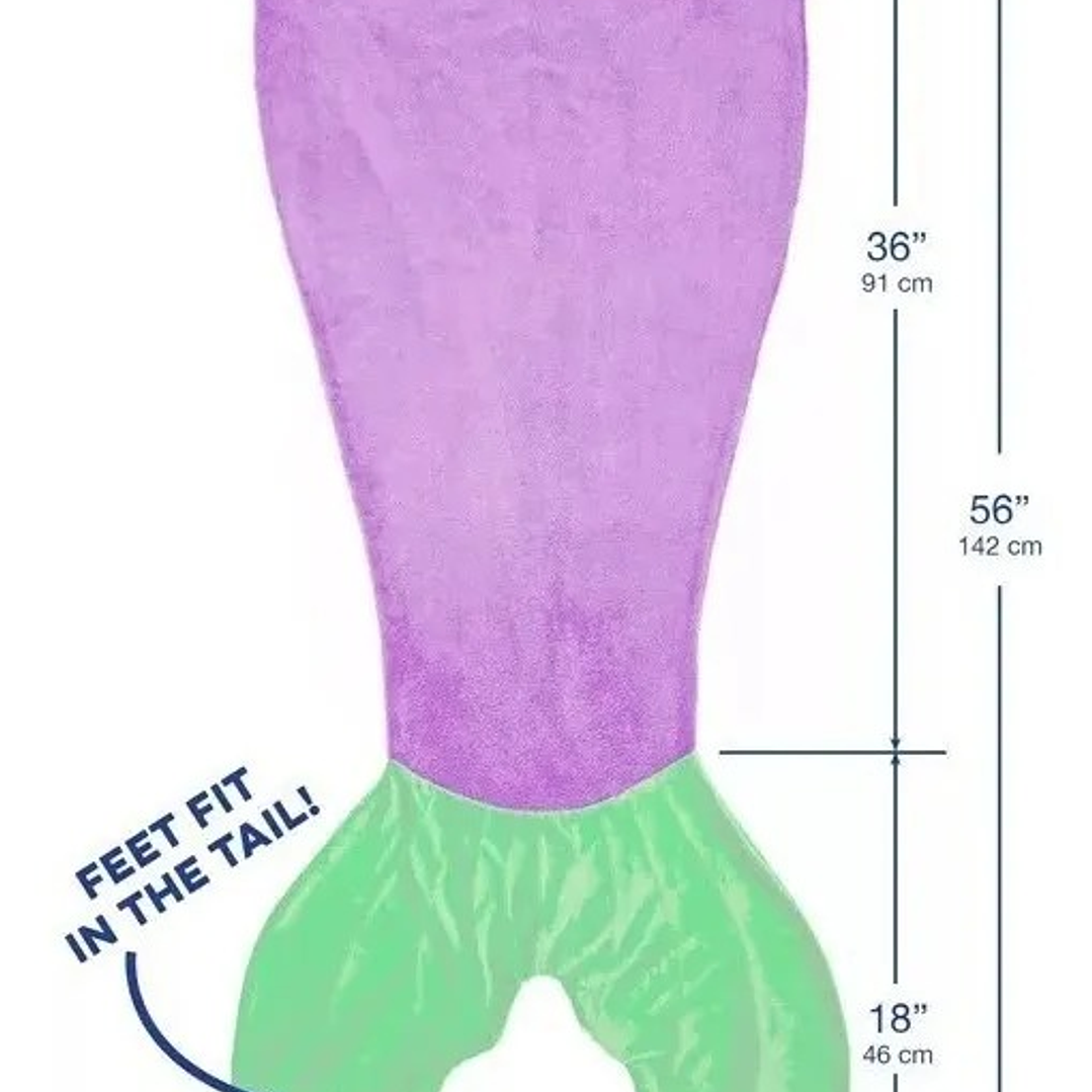 Saco de Dormir Infantil en Forma de Sirena 4