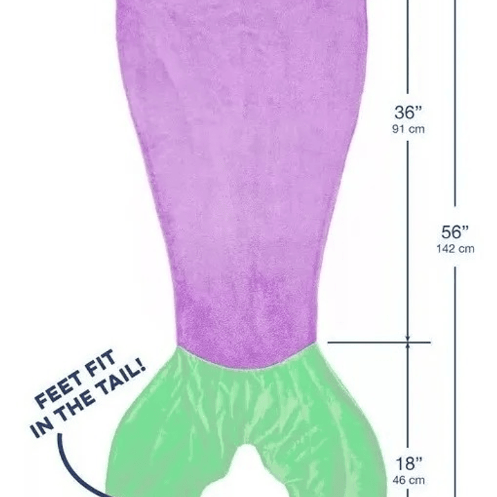 Saco de Dormir Infantil en Forma de Sirena 4