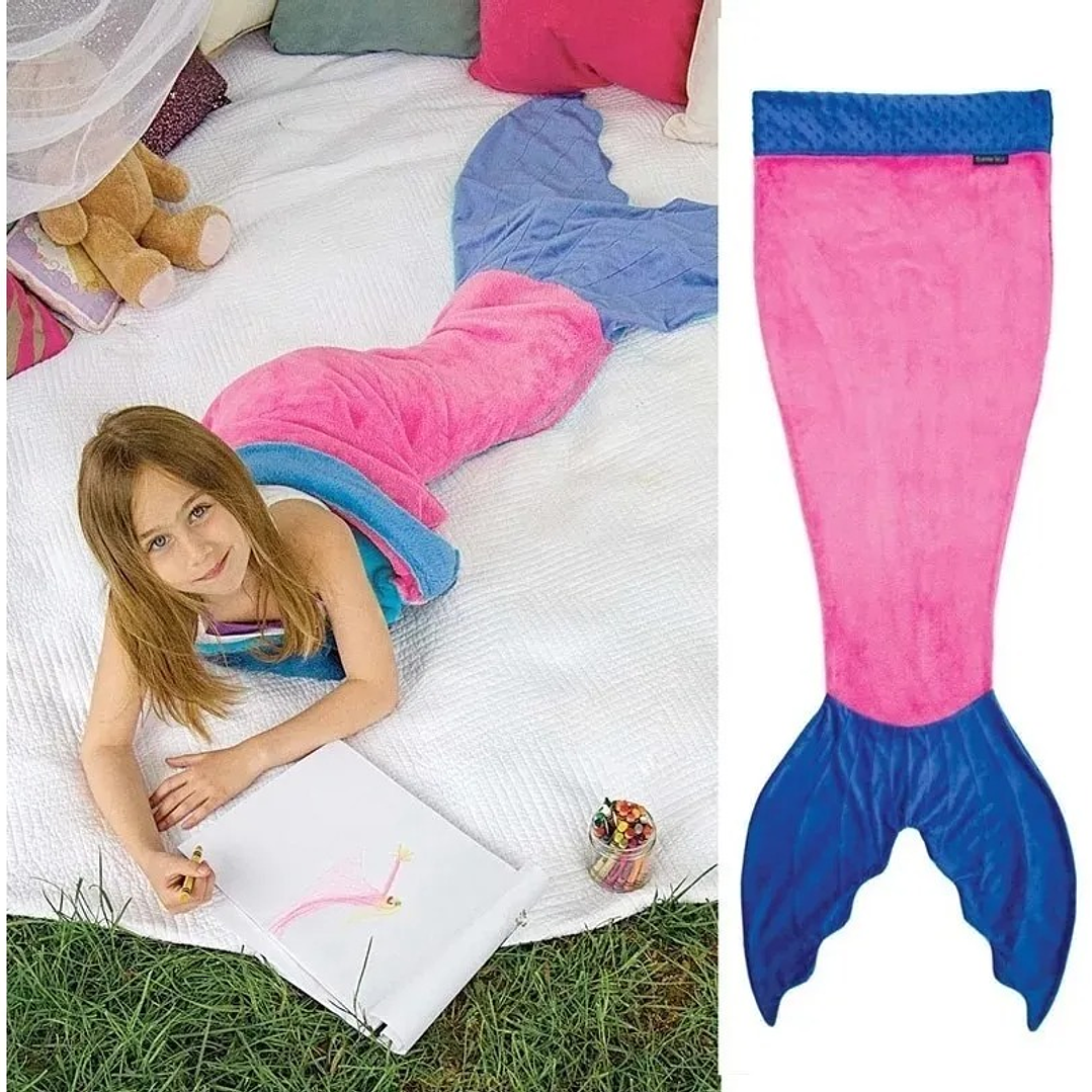 Saco de Dormir Infantil en Forma de Sirena 1