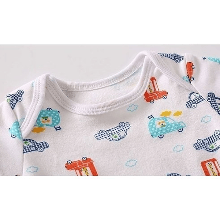 Pack de 5 Bodys de Algodón para Bebé 3