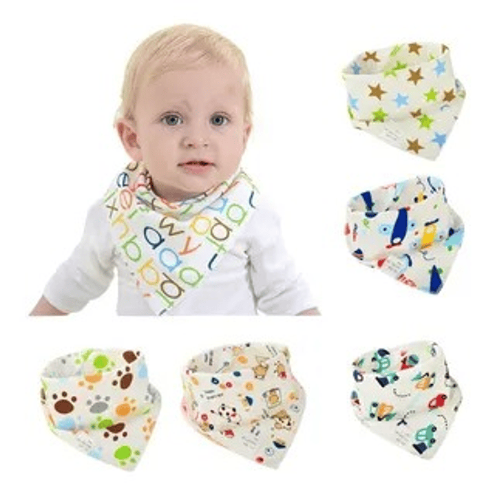 Pack 3 Bandanas De Tela Niño Niña 1