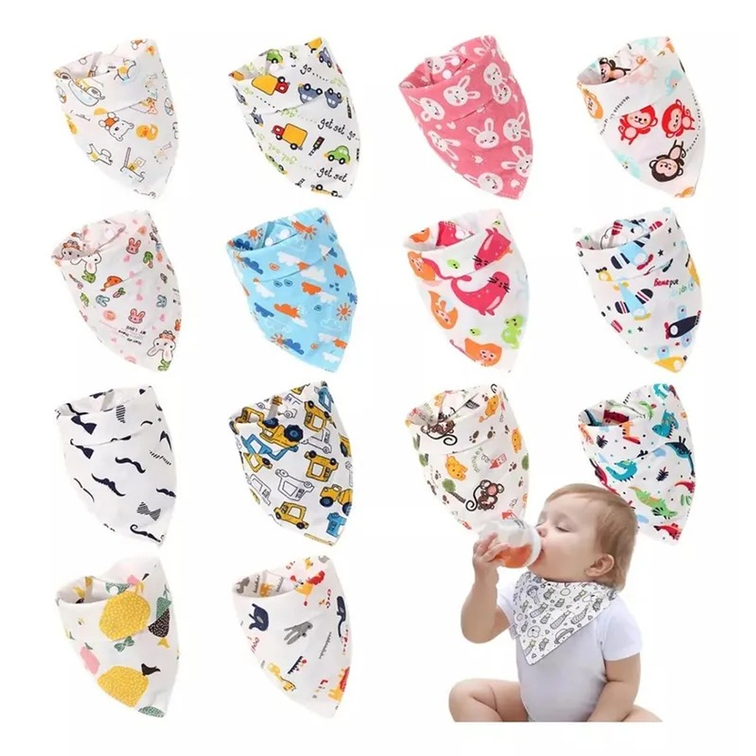 Pack 3 Bandanas De Tela Niño Niña 2