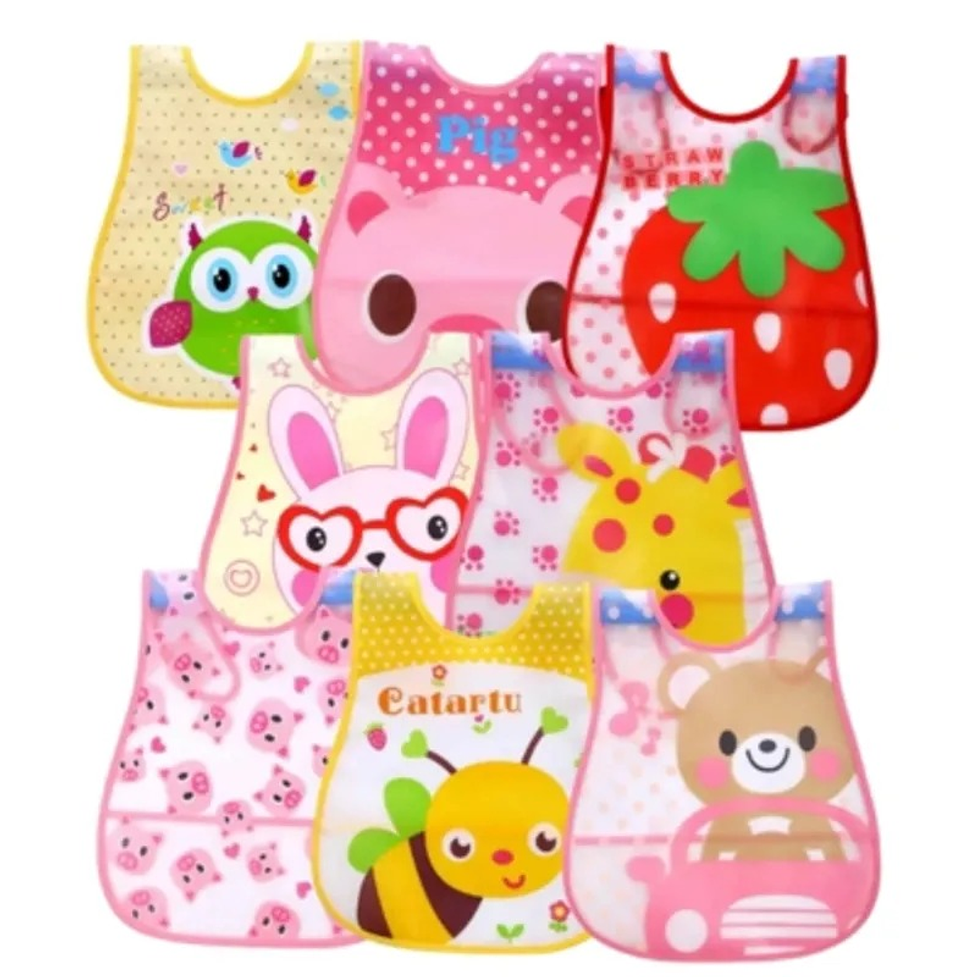 Pack de 3 Baberos Impermeables Ajustables para Niña 4