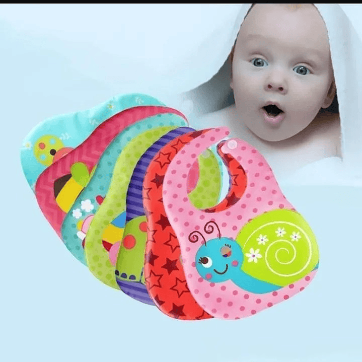 Pack de 3 Baberos Impermeables 3