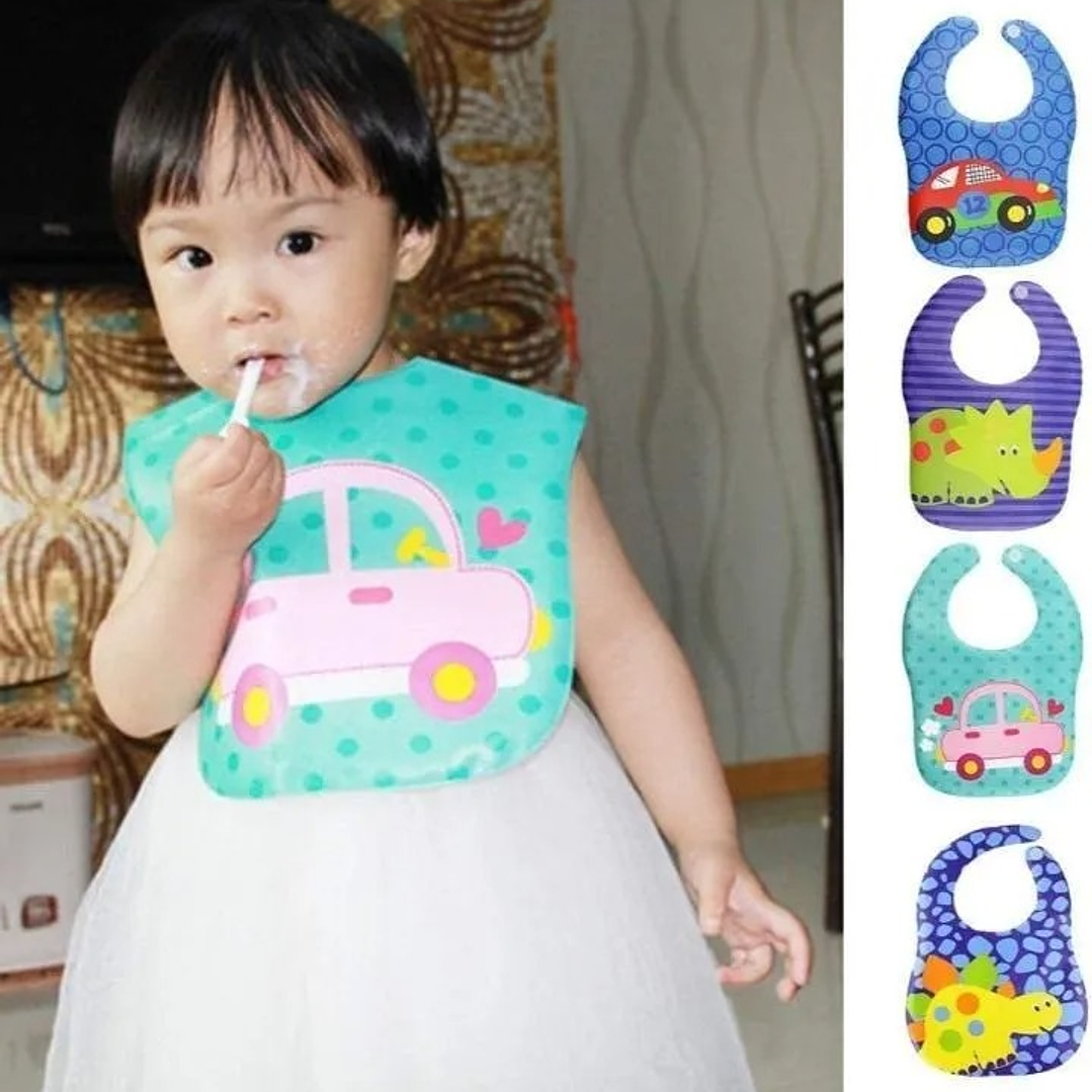 Pack de 3 Baberos Impermeables 4