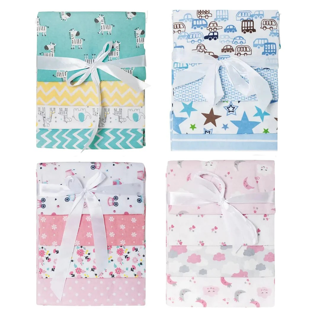 Set de 4 Tutos de Algodón Afranelado 2