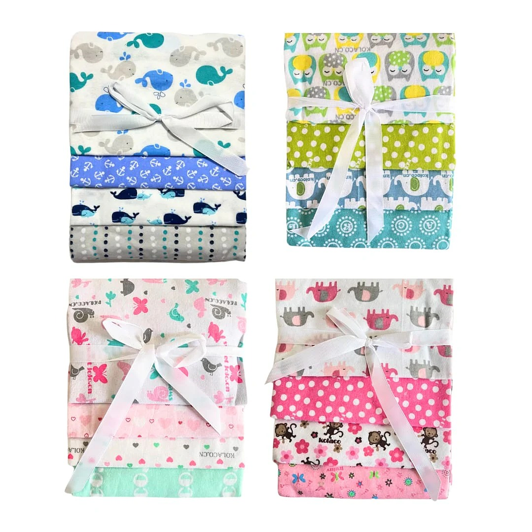 Set de 4 Tutos de Algodón Afranelado 3