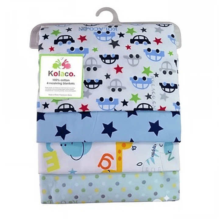 Set de 4 Tutos de Algodón Afranelado 5