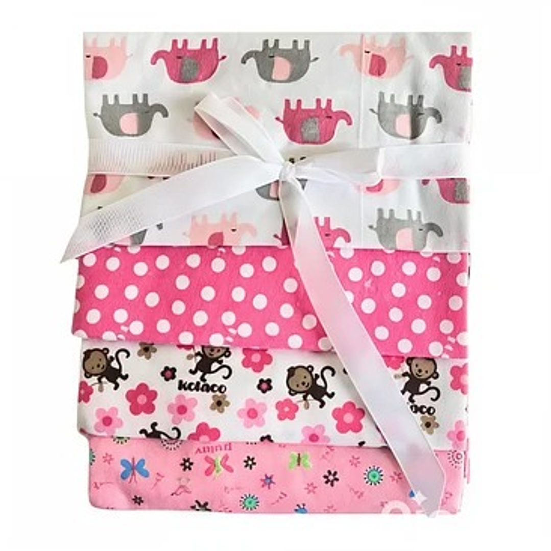 Set de 4 Tutos de Algodón Afranelado 7