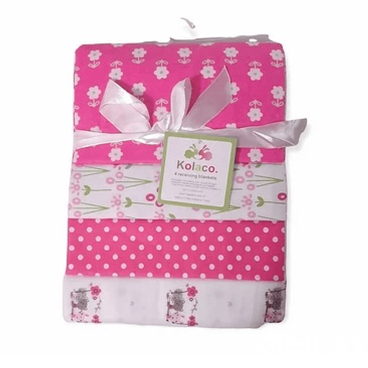 Set de 4 Tutos de Algodón Afranelado 8