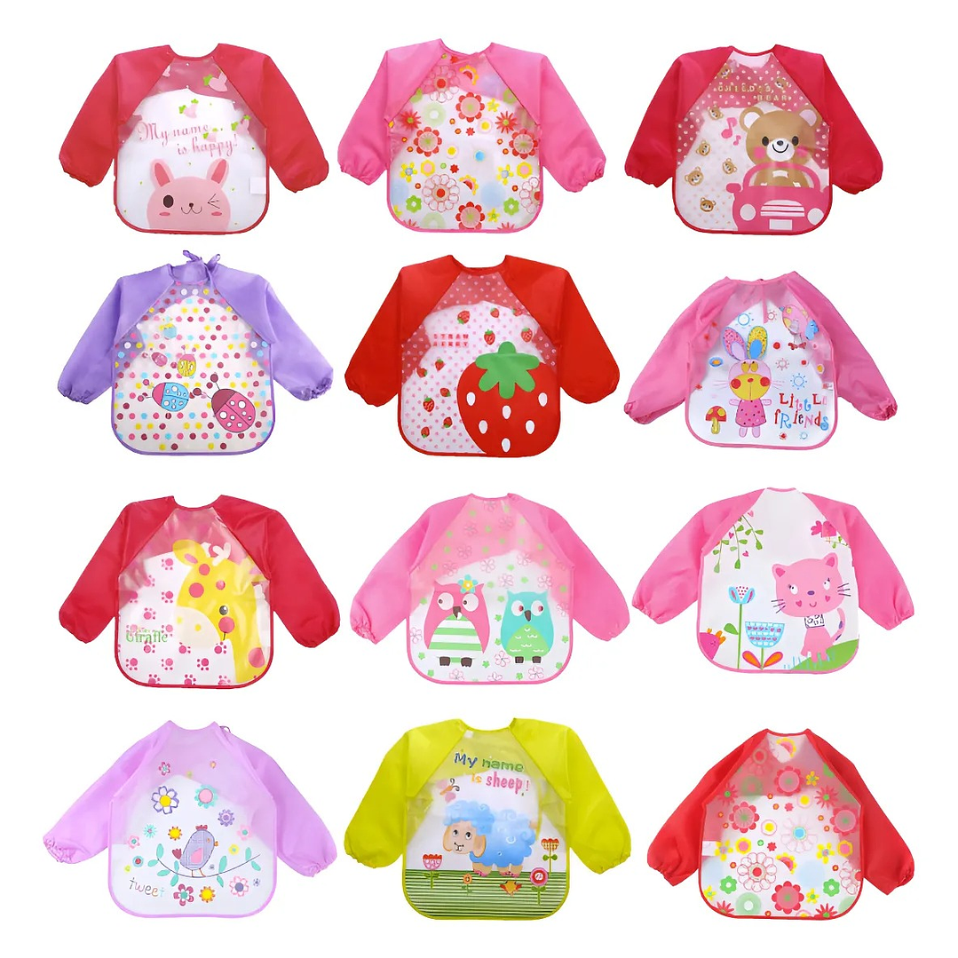 Pack 6 Baberos Impermeables para Bebé – Niña o Niño 5