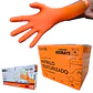 Guantes Nitrilo Texturizado Naranjo Profesional 50 Uni 8,0gr Puissant - Miniatura 2