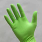 Guantes Nitrilo Texturizado Verde Profesional 50 Uni 8,0gr Puissant - Miniatura 4