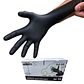 Guantes Nitrilo Texturizado Negro Profesional 50 Uni 8,0gr Puissant - Miniatura 3