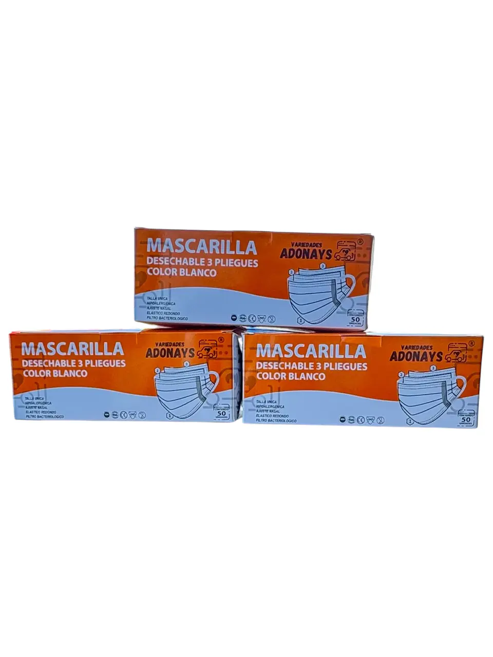 Mascarilla Color Blanco (Embalaje de 2000 unidades) 5
