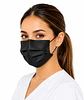 Mascarilla Desechable 3 Pliegues Color Negro – Embalaje 2.000 Unidades (40 Cajas x 50 Unidades) - Miniatura 5