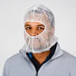 Esclavina Balaclava Desechable Color Blanca – Embalaje 1.000 Unidades (10 Paquetes x 100 Unidades) - Miniatura 2